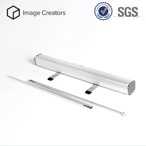 Display Golv-typ vit tyg Roll Up Banner