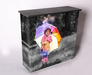 fyrkantig pop-up display Counter