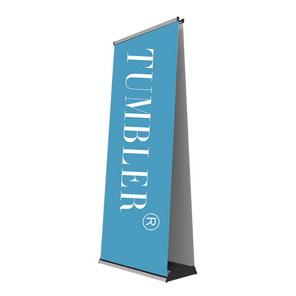 ST Aluminium vindtät dubbelsidig utomhus Roll up banner 