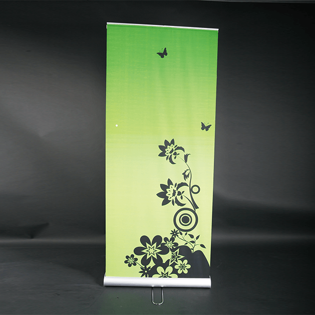 Modell 7 Återvinningsbar dubbelsidig roll up-banner