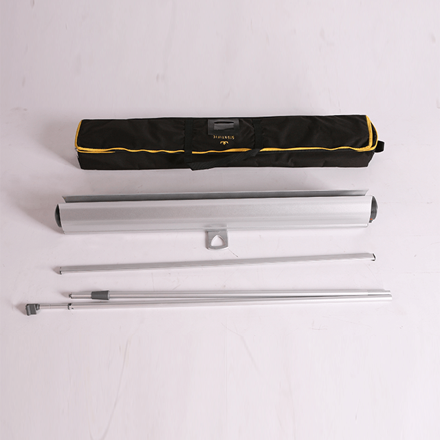 Återvunnet aluminium infällbar roll-up banner