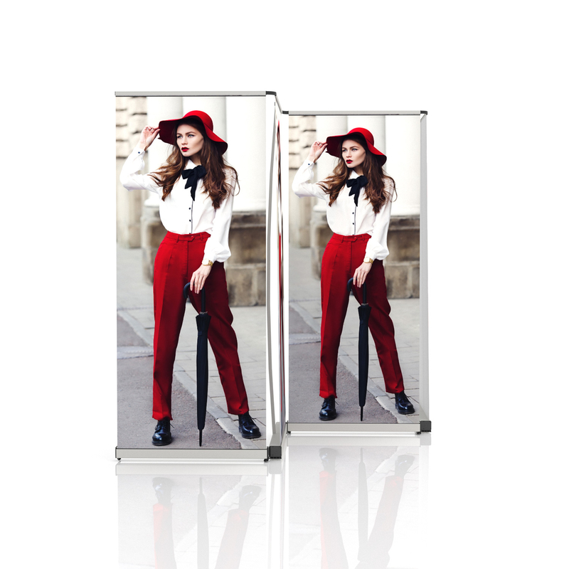 Roti Hot Sell Infällbar plastfot Roll Up Banner