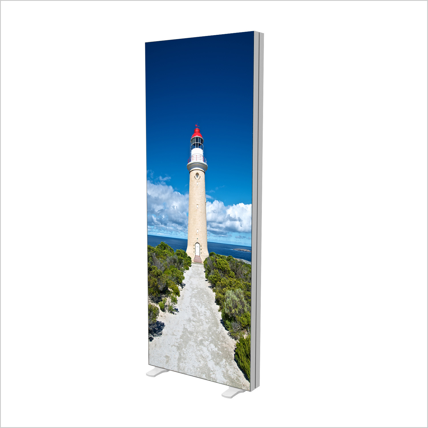 85*225cm inomhus LED-ljuslåda i aluminium för marknadsföring