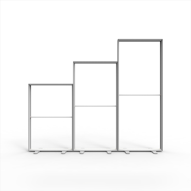 85*225cm inomhus LED-ljuslåda i aluminium för marknadsföring