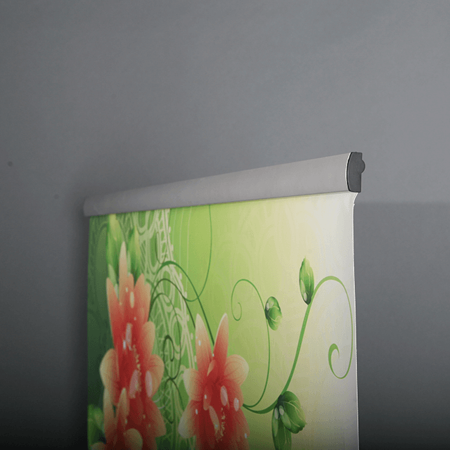 Lätt bärbar L Banner stativ display 