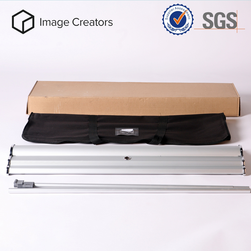 Bärbar lyxig bred bas Roll Up Banner Stand Display