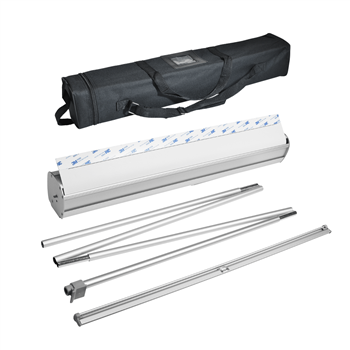 Grundläggande ekonomi Roll Up-banner i aluminium