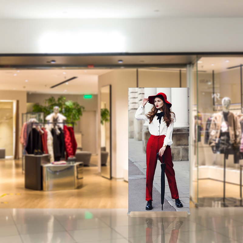 Reklam Bärbart aluminium fällbart displayställ 
