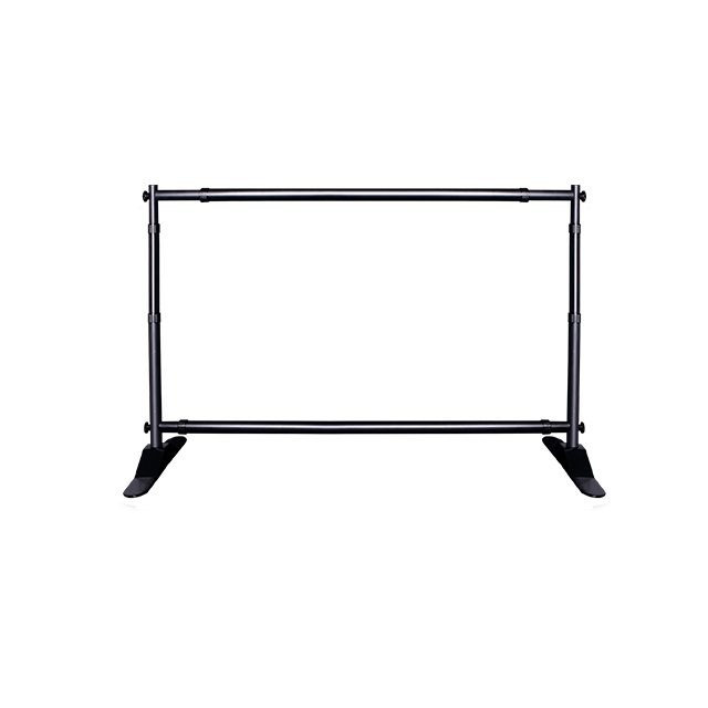 Justerbar bakgrund med ram av aluminiumrör