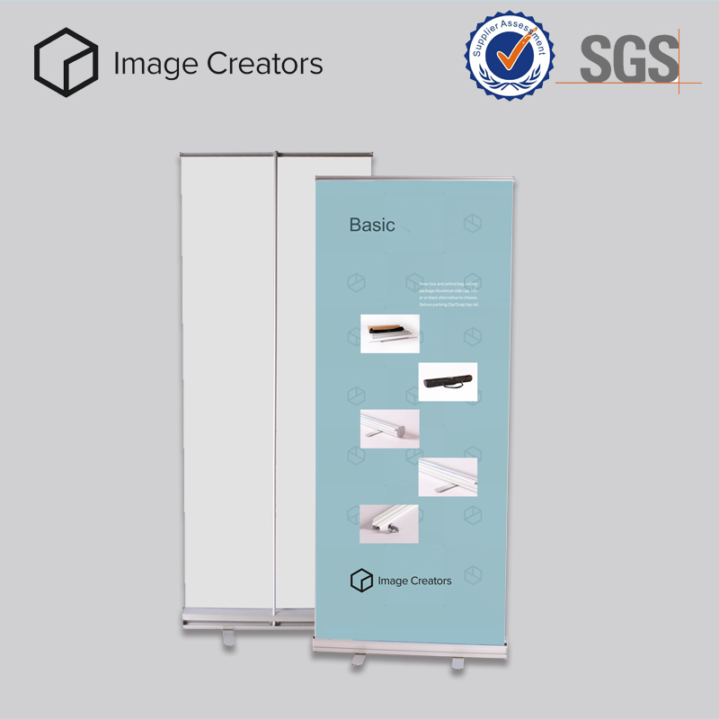 Grundläggande ekonomi Roll Up-banner i aluminium