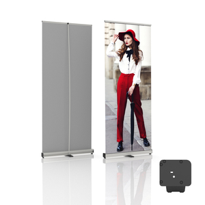 Roti Hot Sell Infällbar plastfot Roll Up Banner