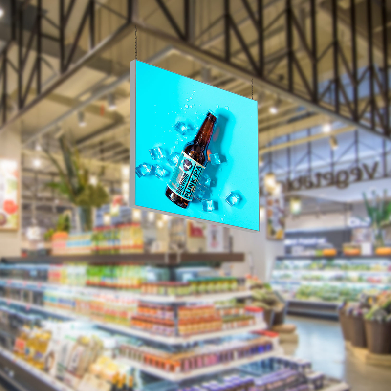 Mode lättvikts trådlös hängande LED-ljuslåda