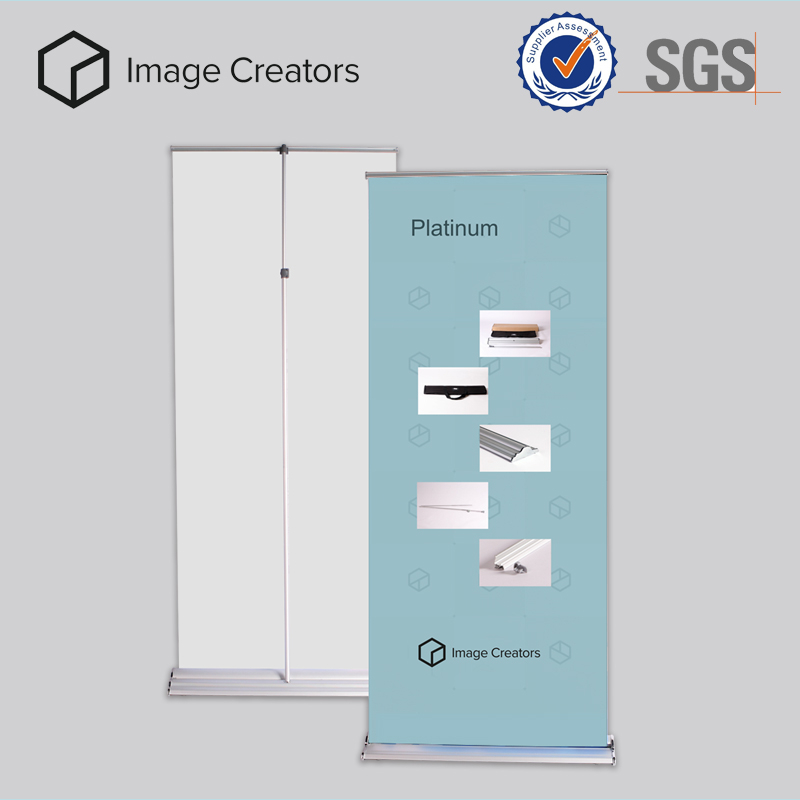 Bärbar lyxig bred bas Roll Up Banner Stand Display