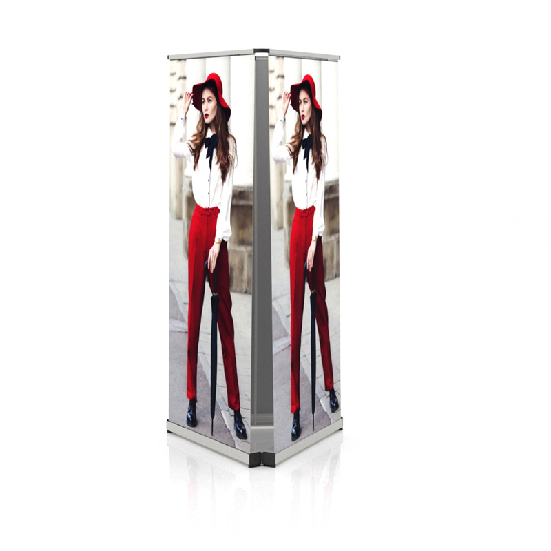 Roti Hot Sell Infällbar plastfot Roll Up Banner