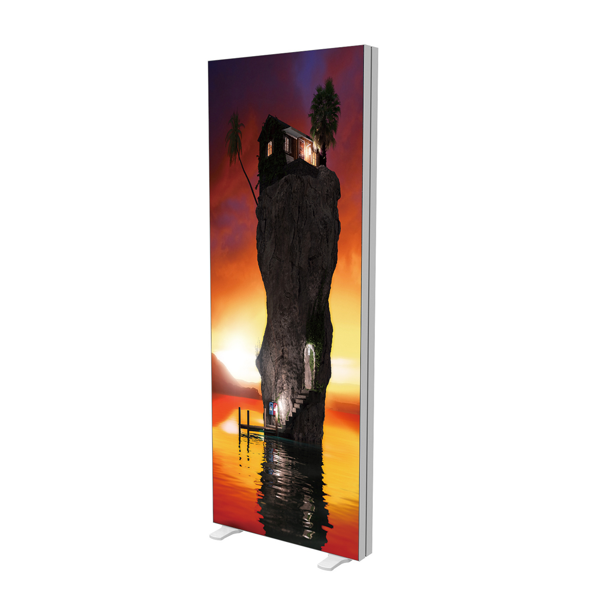 DH-LBS-85×200-ǁ Omkonfigurerbart Lucid Backlit Stand 
