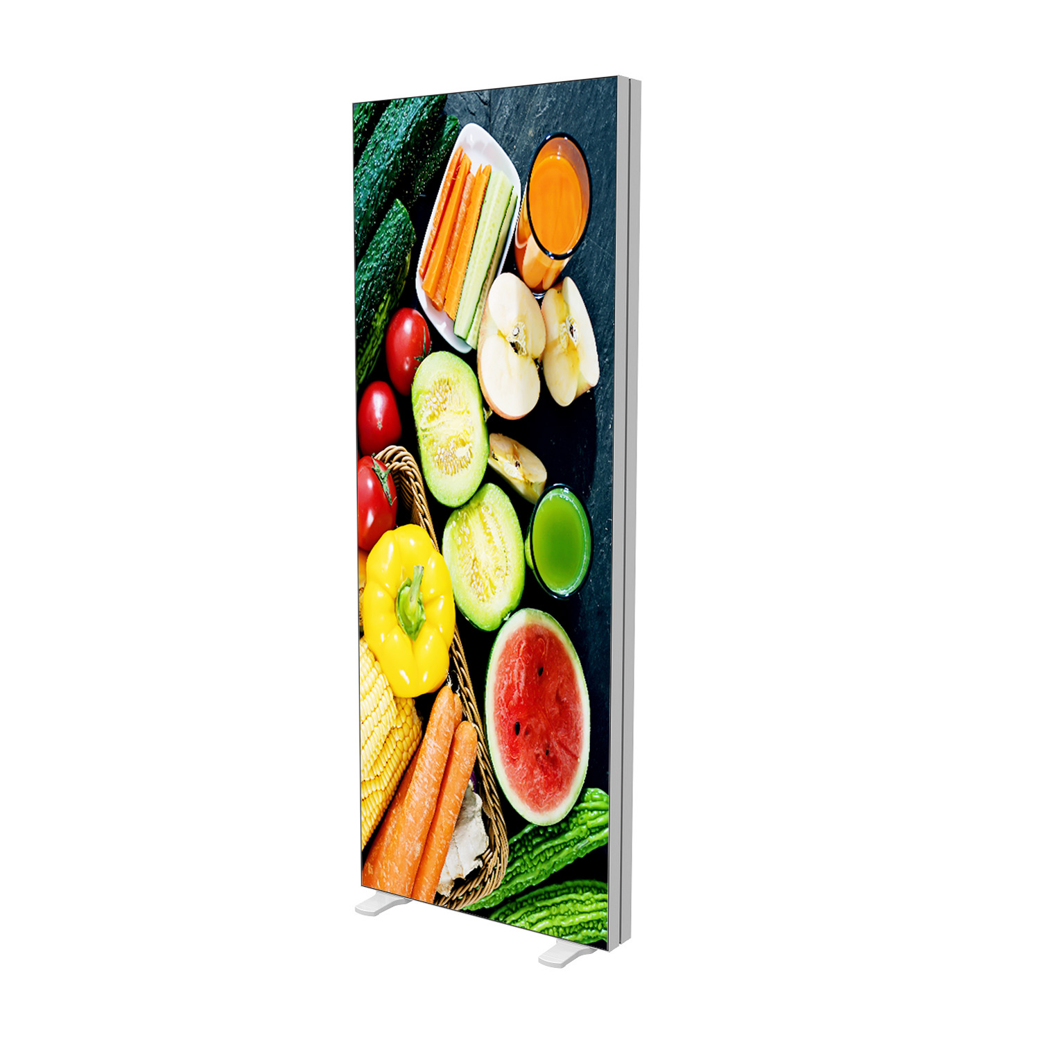 85*225cm inomhus LED-ljuslåda i aluminium för marknadsföring