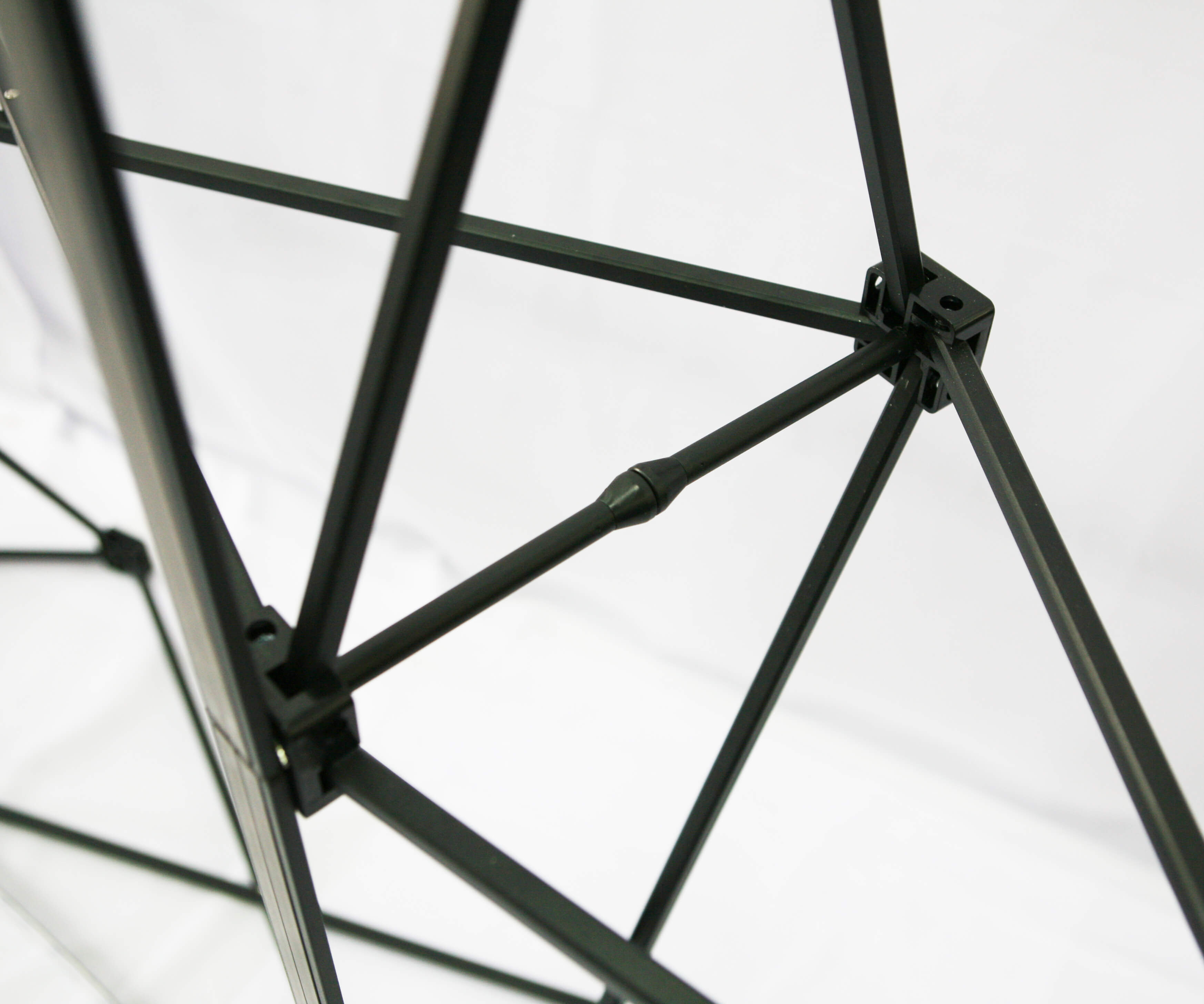 Hot sell Black magnetic Curved Pop Up Wall för mässa